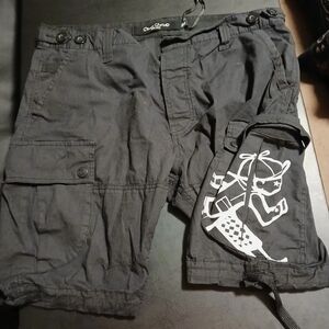 Black Playcloths Men's Cargo Shorts Size 36